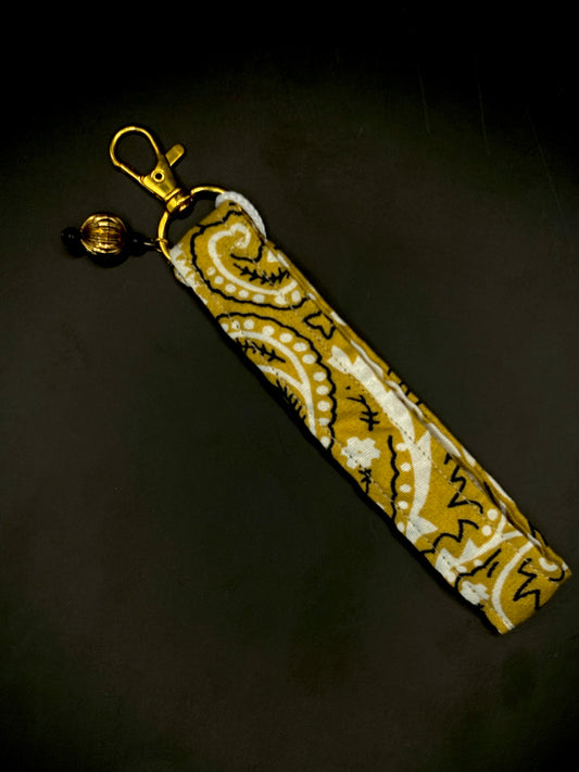Key Strap: Golden Bandana