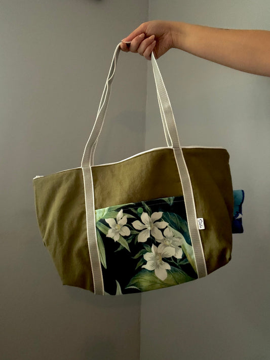 Mega Tote Bag (Towel): Floral